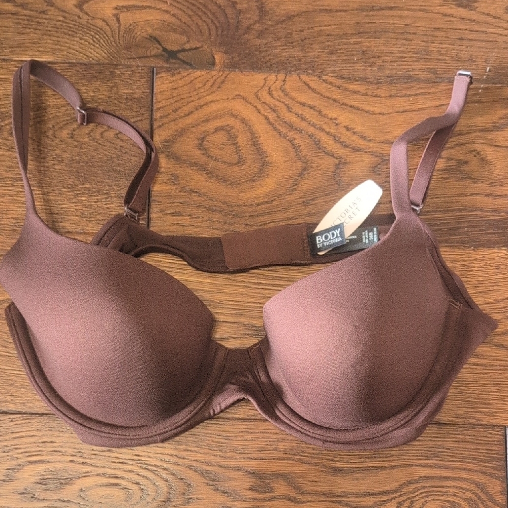 Victoria's Secret Brown T-Shirt Bra with Adjustable Straps